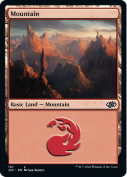 Mountain single card from Magic the Gathering