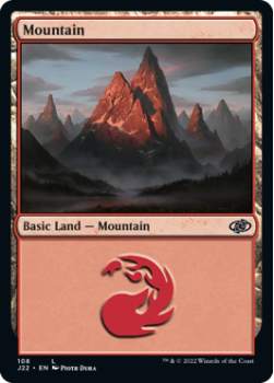Mountain single card from Magic the Gathering