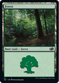 Forest single card from Magic the Gathering