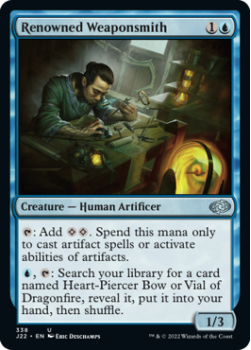 Renowned Weaponsmith single card from Magic the Gathering
