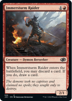 Immersturm Raider single card from Magic the Gathering