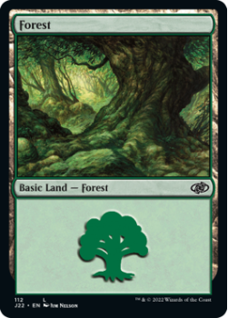 Forest single card from Magic the Gathering