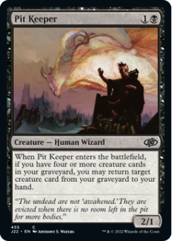 Pit Keeper single card from Magic the Gathering