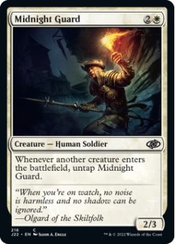 Midnight Guard single card from Magic the Gathering