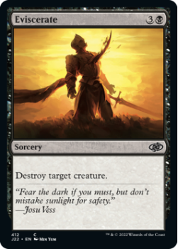 Eviscerate single card from Magic the Gathering