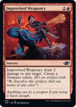 Improvised Weaponry single card from Magic the Gathering