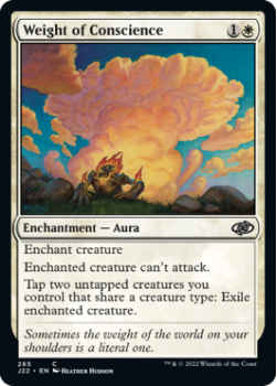 Weight of Conscience single card from Magic the Gathering