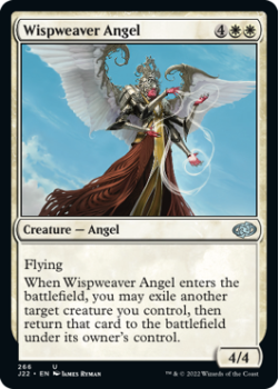Wispweaver Angel single card from Magic the Gathering