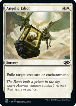 Angelic Edict single card from Magic the Gathering