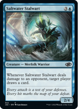 Saltwater Stalwart single card from Magic the Gathering