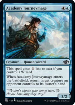 Academy Journeymage single card from Magic the Gathering