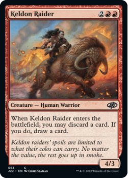 Keldon Raider single card from Magic the Gathering