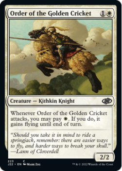 Order of the Golden Cricket single card from Magic the Gathering
