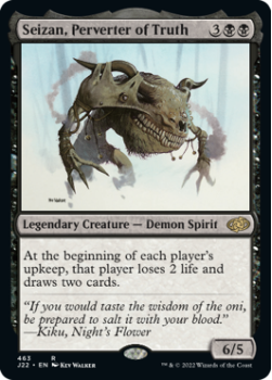 Seizan, Perverter of Truth single card from Magic the Gathering