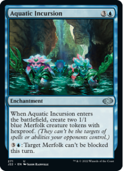 Aquatic Incursion single card from Magic the Gathering