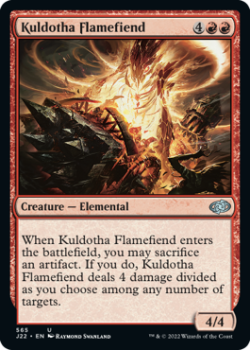 Kuldotha Flamefiend single card from Magic the Gathering
