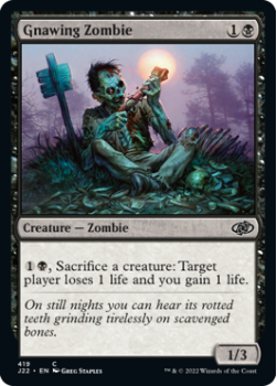 Gnawing Zombie single card from Magic the Gathering