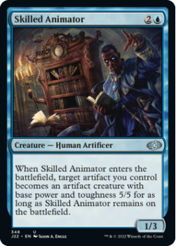 Skilled Animator single card from Magic the Gathering