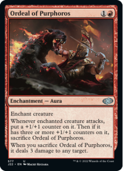 Ordeal of Purphoros single card from Magic the Gathering