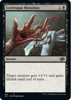 Grotesque Mutation single card from Magic the Gathering