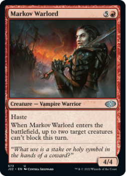 Markov Warlord single card from Magic the Gathering