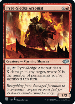 Pyre-Sledge Arsonist single card from Magic the Gathering