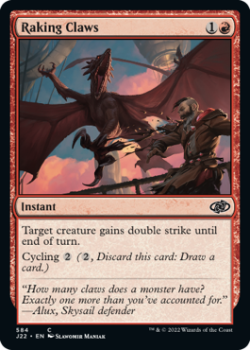 Raking Claws single card from Magic the Gathering