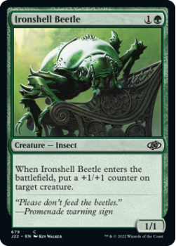 Ironshell Beetle single card from Magic the Gathering