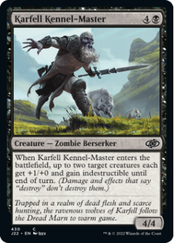 Karfell Kennel-Master single card from Magic the Gathering