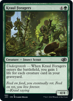 Kraul Foragers single card from Magic the Gathering