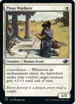 Pious Wayfarer single card from Magic the Gathering