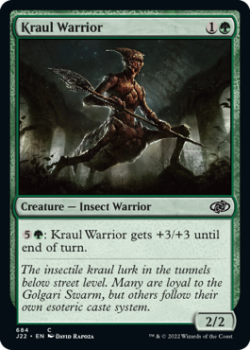 Kraul Warrior single card from Magic the Gathering