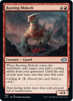 Rooting Moloch single card from Magic the Gathering