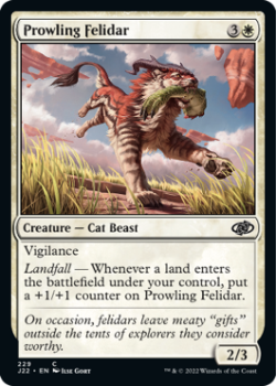 Prowling Felidar single card from Magic the Gathering
