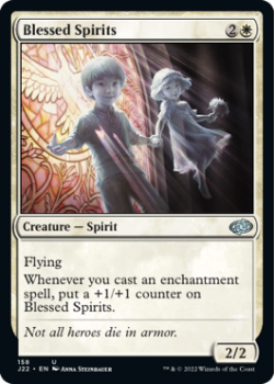 Blessed Spirits single card from Magic the Gathering