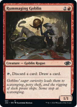 Rummaging Goblin single card from Magic the Gathering