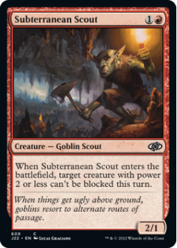 Subterranean Scout single card from Magic the Gathering