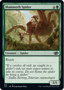 Mammoth Spider single card from Magic the Gathering