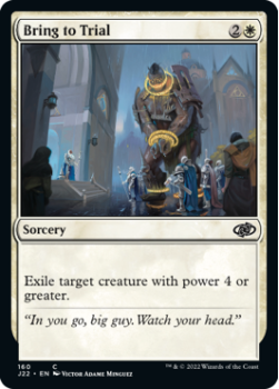 Bring to Trial single card from Magic the Gathering