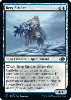 Berg Strider single card from Magic the Gathering