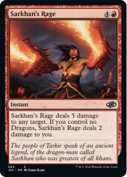 Sarkhan's Rage single card from Magic the Gathering