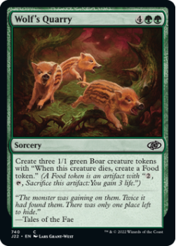 Wolf's Quarry single card from Magic the Gathering