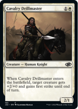 Cavalry Drillmaster single card from Magic the Gathering