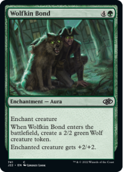 Wolfkin Bond single card from Magic the Gathering