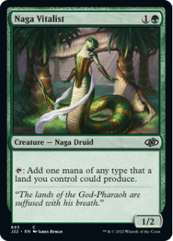 Naga Vitalist single card from Magic the Gathering