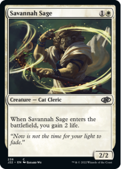 Savannah Sage single card from Magic the Gathering