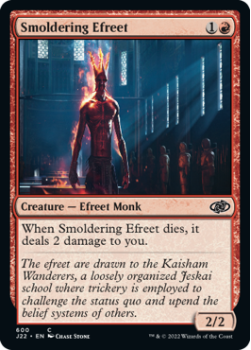 Smoldering Efreet single card from Magic the Gathering