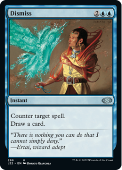 Dismiss single card from Magic the Gathering