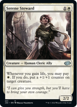 Serene Steward single card from Magic the Gathering
