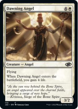 Dawning Angel single card from Magic the Gathering